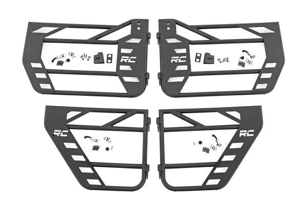 Rough Country - Tubular Doors - Front and Rear - Jeep Wrangler JK/Wrangler Unlimited (07-18) | 10588 - Image 1