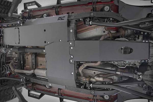 Rough Country - Rough Country - Skid Plate Combo - 3.6L - Engine - T-Case - Jeep Wrangler Unlimited (18-19) | 10616 - Image 1