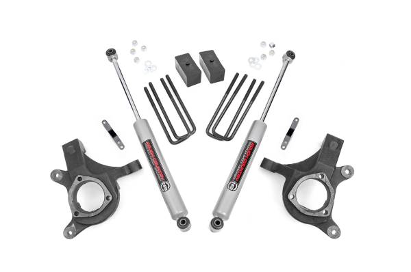 Rough Country - 3 Inch Lift Kit - Lift Knuckle - Chevy/GMC 1500 2WD (07-13) | 10730 - Image 1