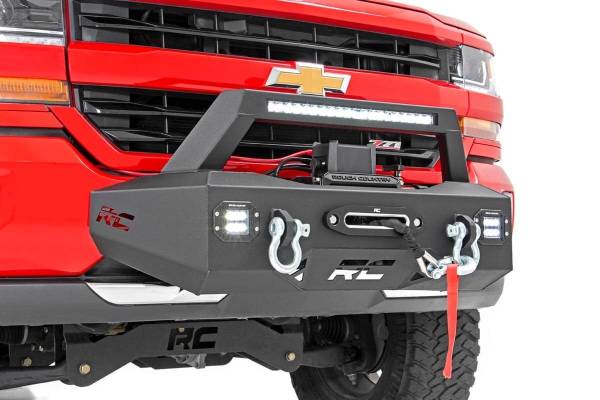 Rough Country - Rough Country - EXO Winch Mount Kit - Chevy Silverado 1500 2WD/4WD (2007-2018 & Classic) | 10761 - Image 1