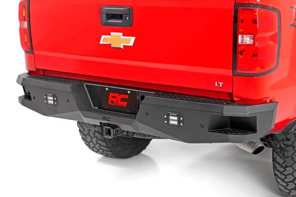 Rough Country - Rough Country - Rear Bumper - LED - Chevy Silverado & GMC Sierra 1500 2WD/4WD (2007-2018 & Classic) | 10773 - Image 1