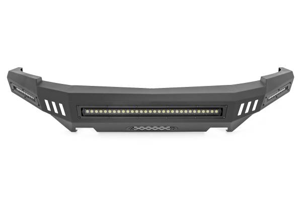 Rough Country - Rough Country - Front High Clearance Bumper - BLK LEDs - Chevy Silverado 1500 2WD/4WD (07-13) | 10911 - Image 1