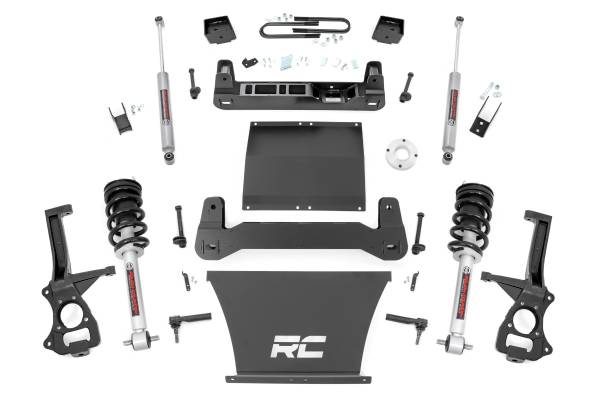 Rough Country - Rough Country - 6 Inch Lift Kit - Mono Leaf Rear - N3 Struts - Chevy Silverado 1500 (25-26) - 111631 - Image 1