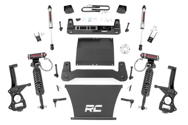 Rough Country - Rough Country - 6 Inch Lift Kit - Mono Leaf Rear - Vertex/V2 - Chevy Silverado 1500 (25-26) - 111657 - Image 1