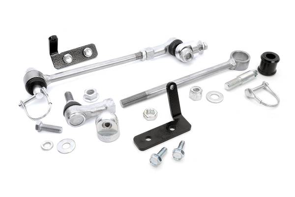 Rough Country - Rough Country - Quick Disco Sway Links - 3.5-6.5 Inch Lift - Jeep Cherokee XJ (84-01)/Comanche MJ (86-92) | 1128 - Image 1