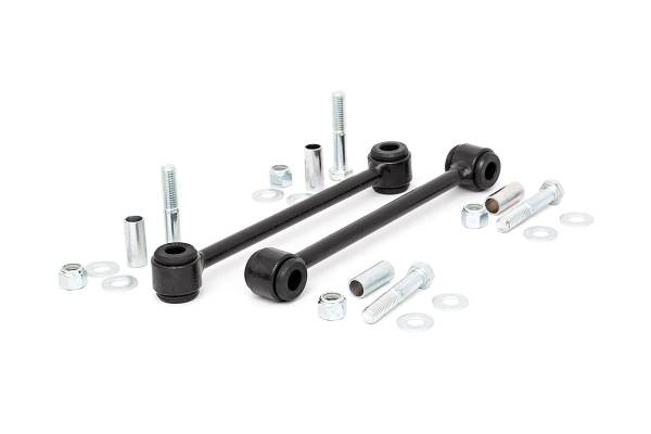 Rough Country - Rough Country - Sway Bar Links - Rear - 2.5-4 Inch Lift - Jeep Wrangler JK/Wrangler Unlimited (07-18) | 1134 - Image 1