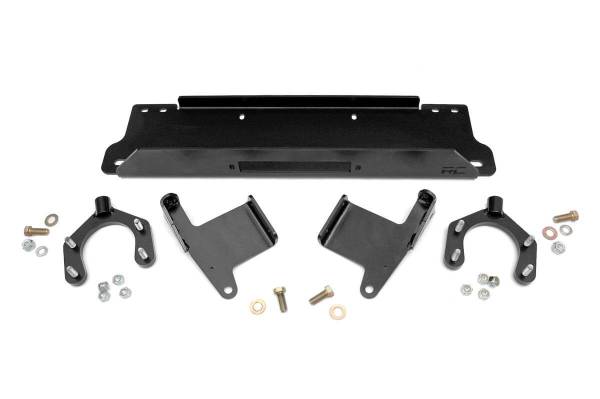 Rough Country - Rough Country - Winch Mounting Plate - Factory Bmpr - Jeep Wrangler JK/Wrangler Unlimited (07-18) | 1162 - Image 1