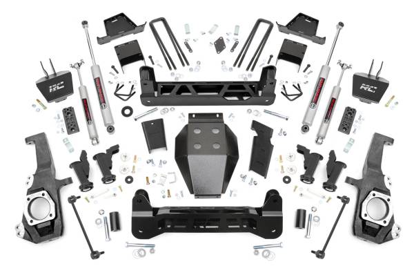 Rough Country - 7 Inch Lift Kit - Torsion Drop - Chevy/GMC 2500HD/3500HD (20-25) | 11730 - Image 1