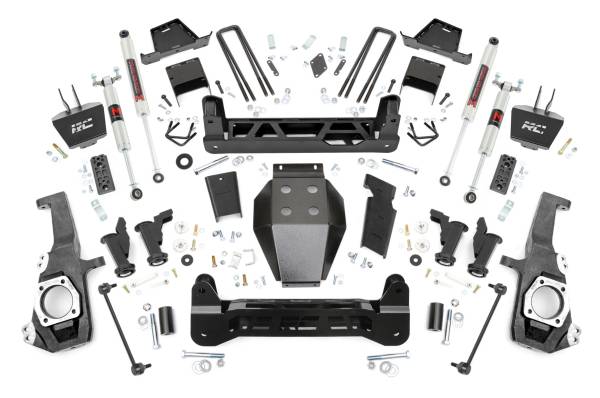 Rough Country - 7 Inch Lift Kit - Torsion Drop - M1 - Chevy/GMC 2500HD/3500HD (20-25) | 11740 - Image 1