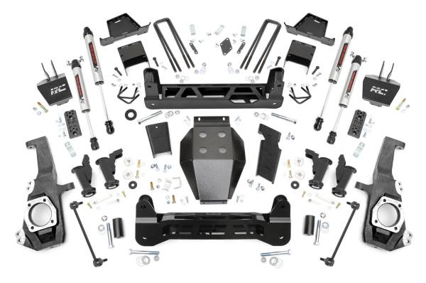 Rough Country - 7 Inch Lift Kit - Torsion Drop - V2 - Chevy/GMC 2500HD/3500HD (20-25) | 11770 - Image 1