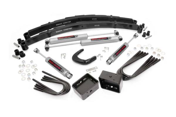 Rough Country - 4 Inch Lift Kit - Rear Blocks - Chevy/GMC 3/4-Ton Suburban/C20/K20 Truck/C25/K25 Truck (73-76) | 12030 - Image 1