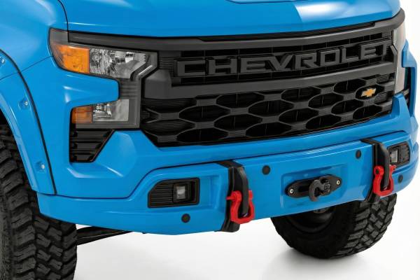 Rough Country - Rough Country - Bumper Cover - GLT Glacier Blue - Chevy Silverado 1500 2WD/4WD (2023-2026) - 13006-GLT - Image 1