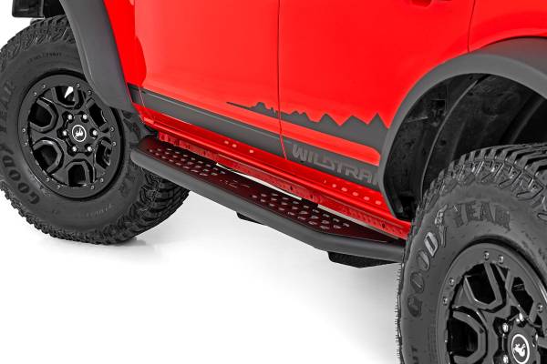 Rough Country - Rough Country - OV2 Running Boards - Side Step Bars - 4-Door - Ford Bronco 4WD (2021-2025) | 14007 - Image 1