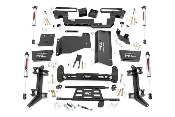 Rough Country - Rough Country - 6 Inch Lift Kit - 8-Lug - V2 - Chevy 3/4-Ton Suburban/C2500/K2500 Truck/C3500/K3500 Truck (88-00) | 16170 - Image 1