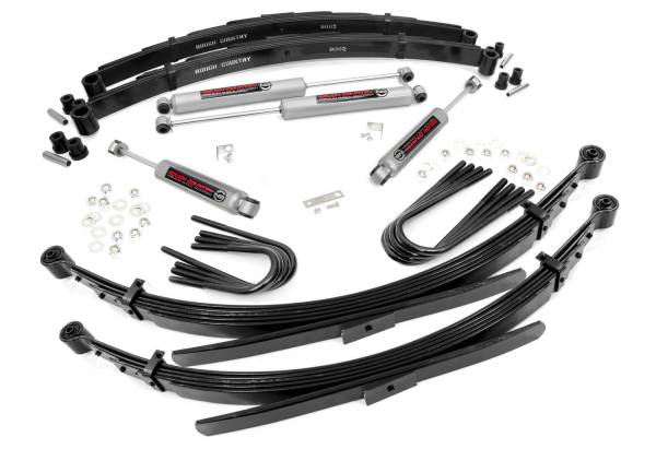 Rough Country - Rough Country - 2 Inch Lift - 52 Inch Rear Springs - Chevy/GMC C10/K10 Truck & SUV/K5 Blazer (73-76) | 18530 - Image 1