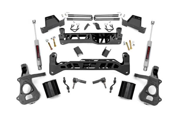 Rough Country - 7 Inch Lift Kit - Alu/S.Steel - Chevy/GMC 1500 2WD (14-18 & Classic) | 18731 - Image 1