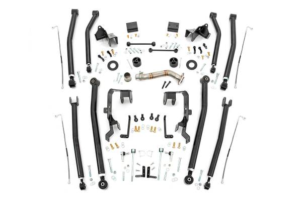 Rough Country - Rough Country - Long Arm Upgrade Kit - Jeep Wrangler JK/Wrangler Unlimited (2007-2018) | 78600U - Image 1