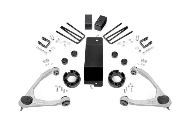 Rough Country - Rough Country - 3.5 Inch Lift Kit - Mag-ride - Alu/Cast Steel - GMC Sierra 1500 Denali (14-16) | 18901 - Image 1