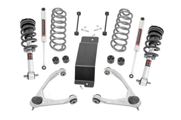Rough Country - 3.5 Inch Lift Kit - M1 Struts - Forged UCAs - Chevy/GMC SUV 1500 2WD/4WD (2007-2020) | 19340 - Image 1