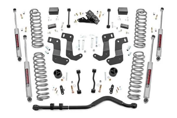 Rough Country - Rough Country - 3.5 Inch Lift Kit - C/A Drop - 4-Door - Jeep Wrangler JL 4WD (2024) | 79830 - Image 1