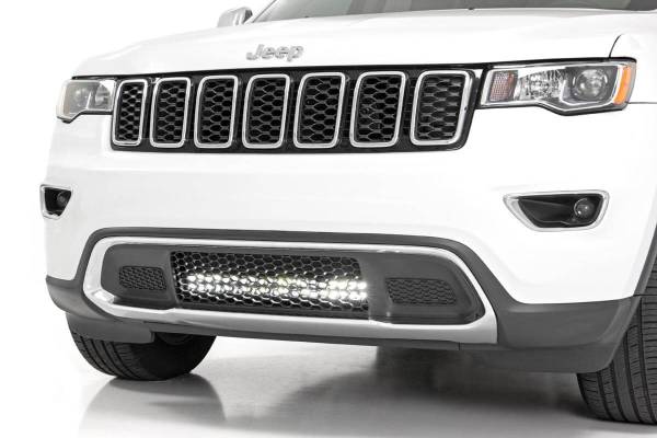Rough Country - Rough Country - LED Light Kit - Bumper Mount - 20 in. Spectrum Dual Row - Jeep Grand Cherokee WK2 (11-20) | 80773 - Image 1