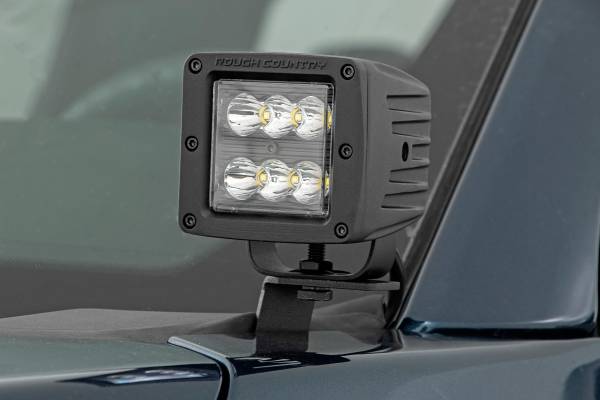 Rough Country - Rough Country - LED Light Kit - Ditch Mount - 2 in. Spectrum Pair - Spot - Ford F-150 (15-25)/F-150 Lightning (22-25) | 82028 - Image 1