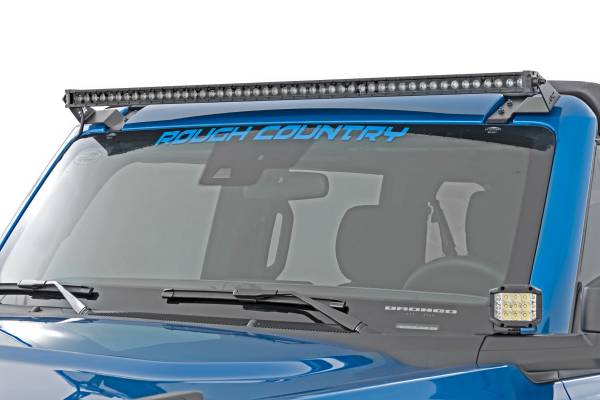Rough Country - Rough Country - LED Light Kit - Upper Windshield - 50 in. Spectrum Single Row - Ford Bronco (21-25) | 82043 - Image 1