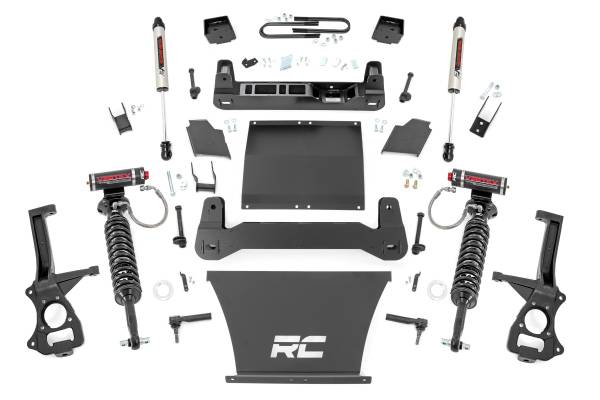 Rough Country - Rough Country - 6 Inch Lift Kit - Mono Leaf Rear - Vertex/V2 - Chevy Silverado 1500 (22-24) | 21657 - Image 1