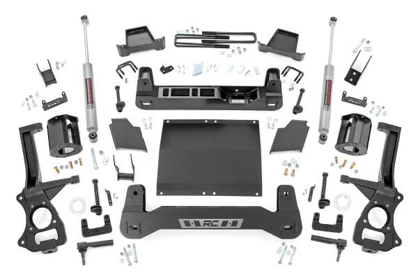 Rough Country - Rough Country - 6 Inch Lift Kit - Diesel - Chevy Silverado 1500 4WD (2019-2024 & Classic) | 21731D - Image 1
