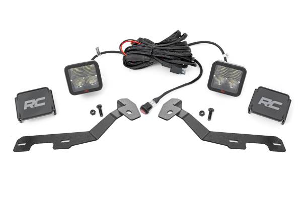 Rough Country - Rough Country - LED Light Kit - Ditch Mount - 2 in. Spectrum Pair - Spot - Ram 1500 (19-25) | 82295 - Image 1