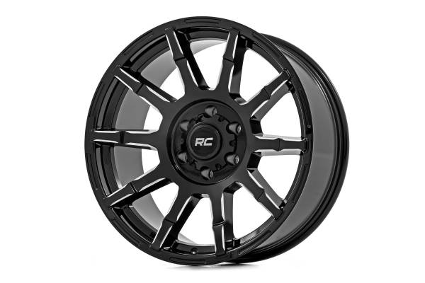 Rough Country - Rough Country 83 Series Wheel/One-Piece/Gloss Black/20x9/6x5.5/-12mm | 83200912 - Image 1