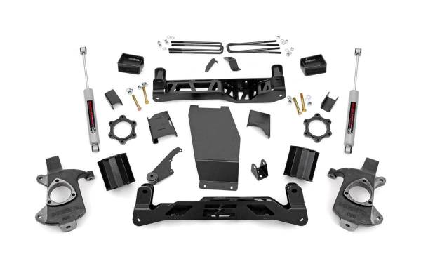 Rough Country - Rough Country - 5 Inch Lift Kit - Cast Steel - Chevy/GMC 1500 4WD (14-18 & Classic) | 22330 - Image 1