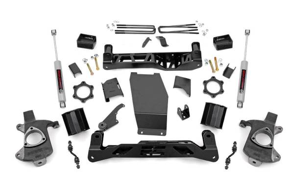 Rough Country - Rough Country - 5 Inch Lift Kit - Alum/Stamp Steel - Chevy/GMC 1500 (14-18 & Classic) | 22431 - Image 1