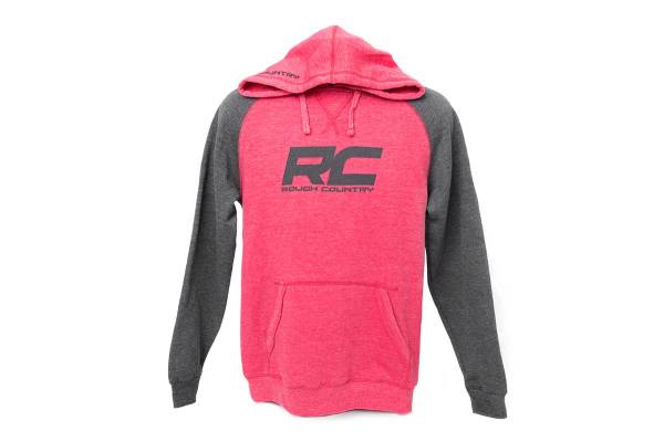 Rough Country - Rough Country - Rough Country Hoodie - Heater - Red/Gray - MD | 84083MM - Image 1
