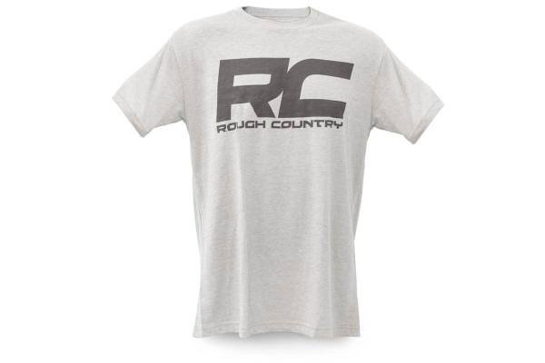 Rough Country - Rough Country - Rough Country T-Shirt - Logo - Grey - SM | 84086SM - Image 1