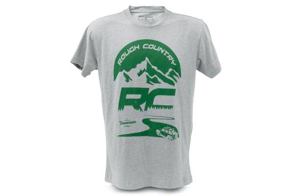 Rough Country - Rough Country - Rough Country T-Shirt - RC Mountains - HEATHER GRAY - SM | 84093SM - Image 1