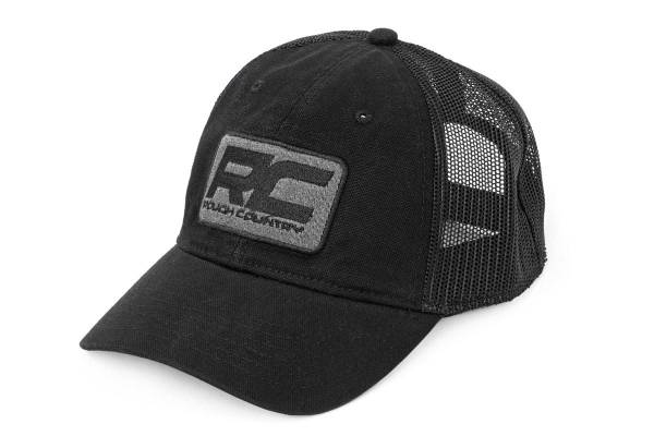 Rough Country - Rough Country - Rough Country Hat - Mesh - Rough Country Patch - Black | 84120 - Image 1