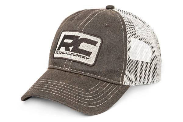 Rough Country - Rough Country - Rough Country Hat - Mesh - Brown Patch - Brown | 84122 - Image 1