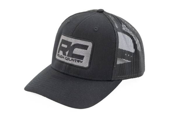 Rough Country - Rough Country - Rough Country Hat - Black Mesh - Rough Country Patch - Black/Black - Richardson 112 | 84128 - Image 1