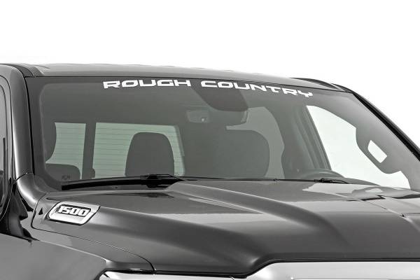 Rough Country - Rough Country - Rough Country Decal - 2 Inch x 27 Inch - White | 84164W - Image 1