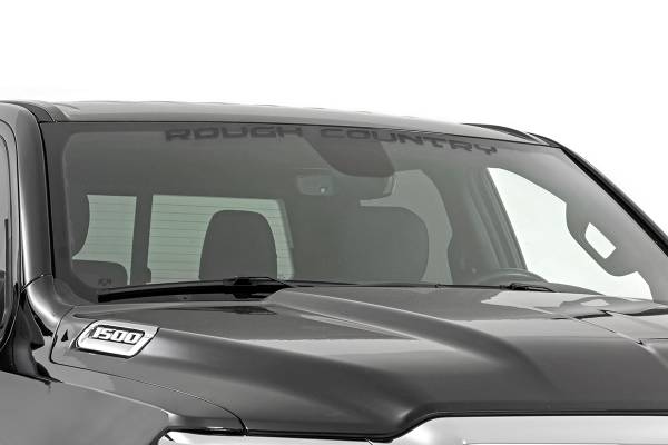 Rough Country - Rough Country - Rough Country Decal - 3.6 Inch x 35 Inch - Gloss Black | 84166BG - Image 1