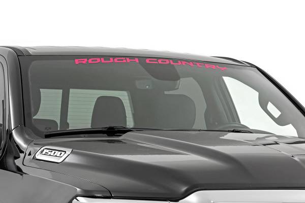 Rough Country - Rough Country - Rough Country Decal - 3.6 Inch x 35 Inch - Pink | 84166PK - Image 1