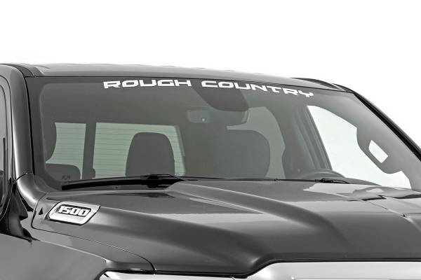 Rough Country - Rough Country - Rough Country Decal - 3.6 Inch x 35 Inch - White | 84166W - Image 1
