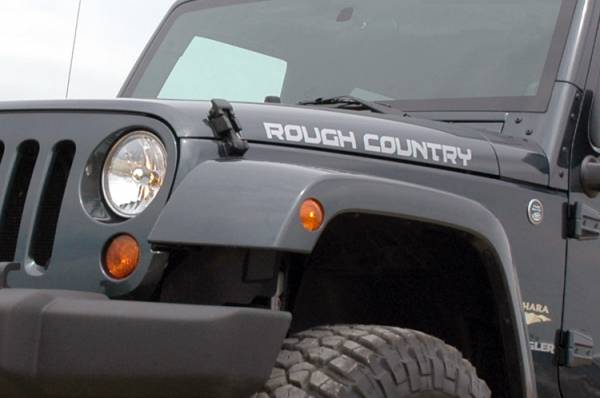 Rough Country - Rough Country - Rough Country Decal - 27 Inch Fender - Gray | 84170G - Image 1