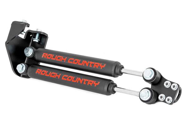 Rough Country - Rough Country - Dual Steering Stabilizer - 4-6.5 Inch Lift - Jeep Wrangler YJ 4WD (1987-1995) | 87307 - Image 1