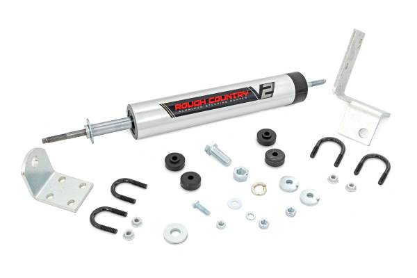 Rough Country - Rough Country - V2 Steering Stabilizer - 0-3 Inch Lift - Chevy/GMC Sierra 1500/Silverado 1500/Tahoe/Yukon (92-06) | 8732670 - Image 1
