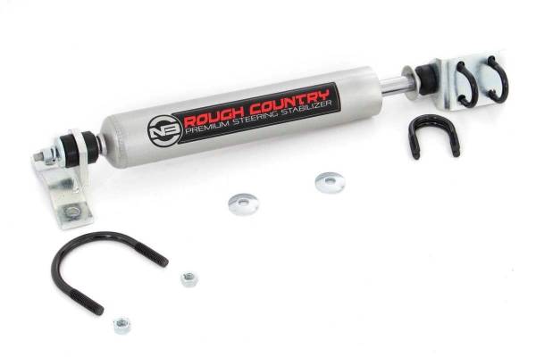 Rough Country - Rough Country - N3 Steering Stabilizer - Multiple Makes & Models (Dodge/Jeep) | 8734530 - Image 1