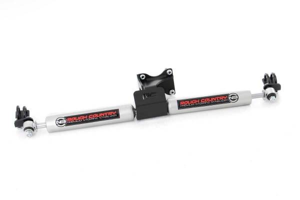 Rough Country - Rough Country - N3 Steering Stabilizer - Dual - 2-8 Inch Lift - Jeep Wrangler JK/Wrangler Unlimited (07-18) | 8734930 - Image 1