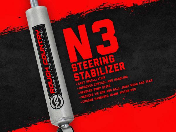 Rough Country - Rough Country - N3 Steering Stabilizer - Chevy/GMC C10/K10 C15/K15 Truck/Half-Ton Suburban (69-72) | 8735530 - Image 1
