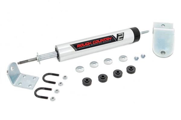Rough Country - Rough Country - V2 Steering Stabilizer - Dodge 2500/Ram 3500 2WD (1994-2002) | 8738770 - Image 1